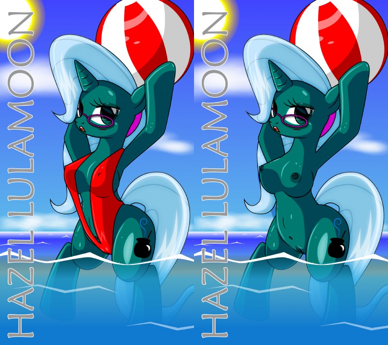 fan character and hazel lulamoon (my little pony and etc) created by dekomaru