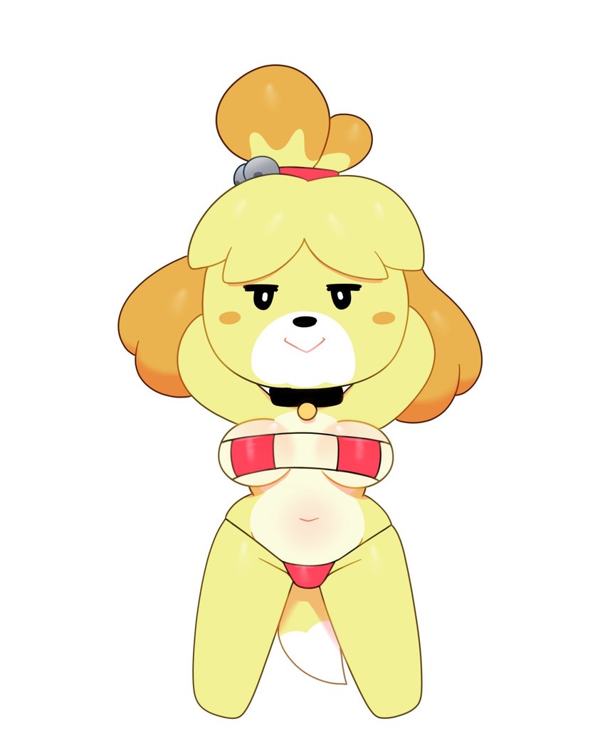 isabelle (animal crossing and etc) created by somescrub