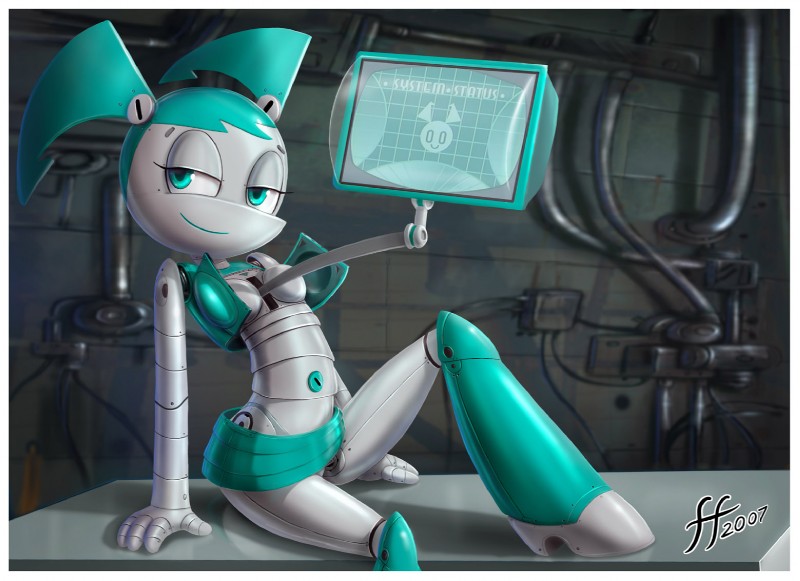 jenny wakeman (my life as a teenage robot and etc) created by fernando faria