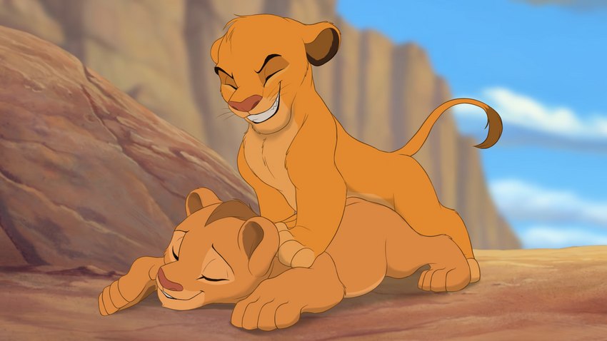 canon_couple duo female female_penetrated feral feral_on_feral from_behind_position fur grin looking_pleasured male male/female male_penetrating male_penetrating_female on_model penetration prone_bone_position sex smile speed_bump_position young young_feral young_on_young buzya disney the_lion_king nala_(the_lion_king) simba_(the_lion_king) felid lion mammal pantherine 2021 digital_media_(artwork) hi_res