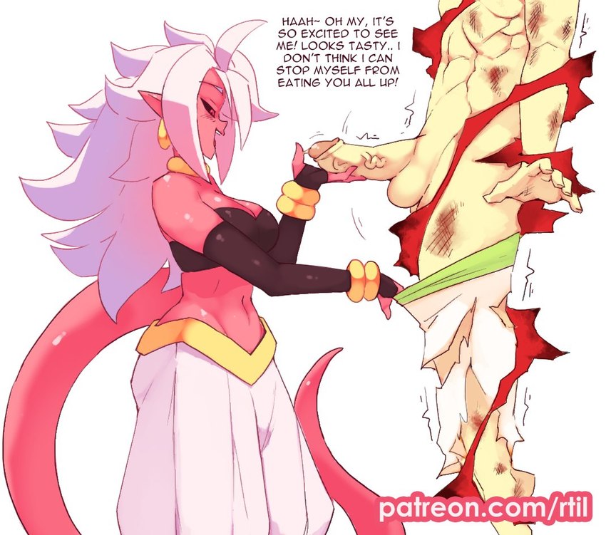 majin android 21 (dragon ball fighterz and etc) created by rtil