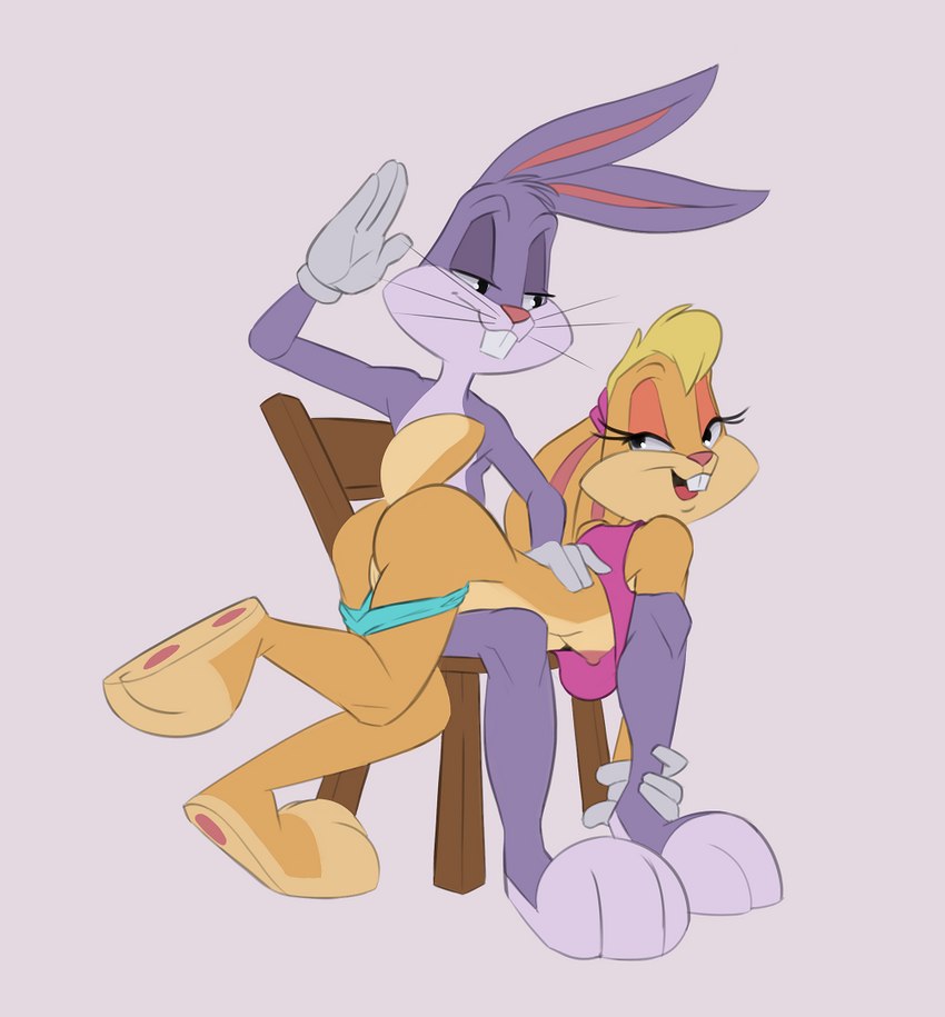 bugs bunny and lola bunny (the looney tunes show and etc) created by saransaran