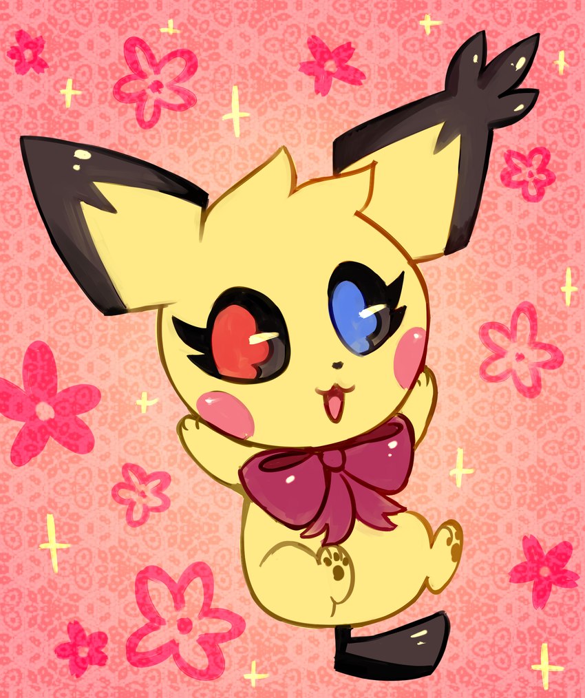 spiky-eared pichu (nintendo and etc) created by flavia-elric