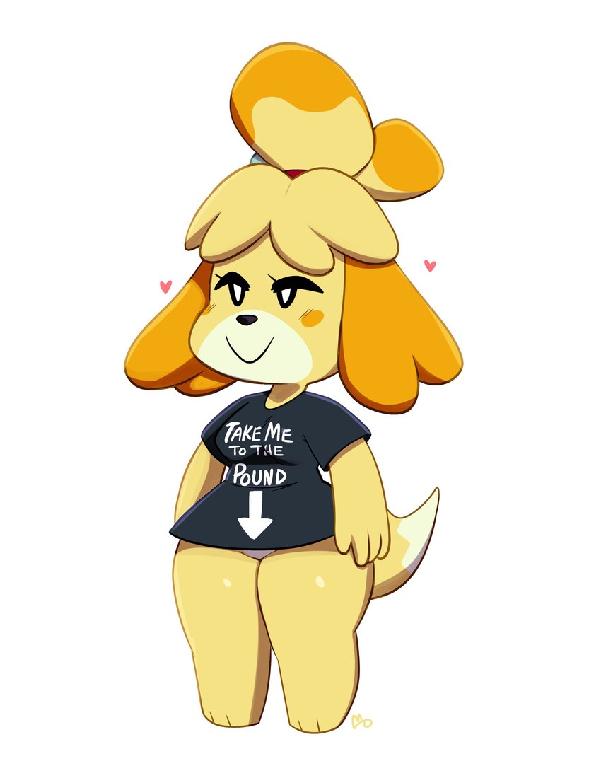 isabelle (animal crossing and etc) created by monamania