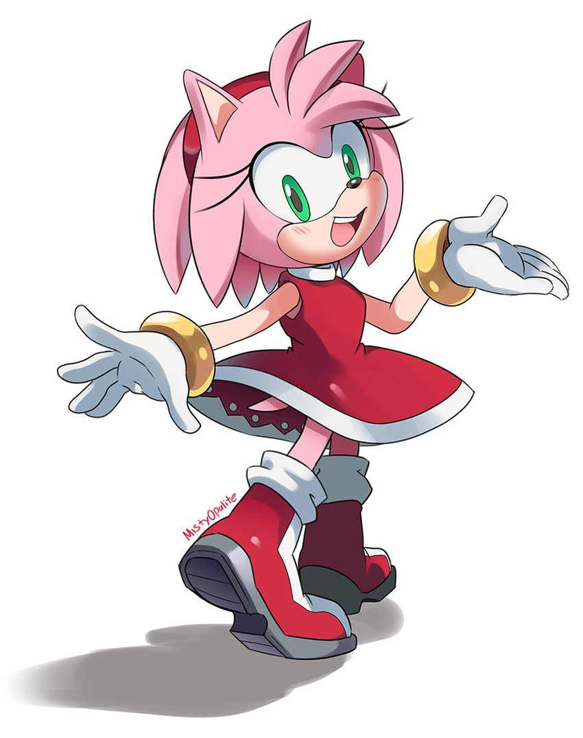 amy rose (sonic the hedgehog (series) and etc) created by scarletopalite