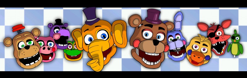 eye_patch eyewear group machine male trunk shu_20625 five_nights_at_freddy's freddy_fazbear's_pizzeria_simulator scottgames happy_frog_(fnaf) mr._hippo_(fnaf) nedd_bear_(fnaf) orville_elephant_(fnaf) pigpatch_(fnaf) rockstar_bonnie_(fnaf) rockstar_chica_(fnaf) rockstar_foxy_(fnaf) rockstar_freddy_(fnaf) amphibian animatronic avian bear bird canid canine chicken common_hippopotamus domestic_pig elephant elephantid fox frog galliform gallus_(genus) hippopotamid lagomorph leporid mammal parrot phasianid proboscidean rabbit robot suid suina sus_(pig) 2018 absurd_res digital_media_(artwork) hi_res