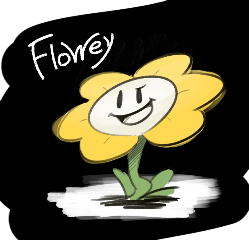 flowey the flower (undertale (series) and etc) created by reis94618
