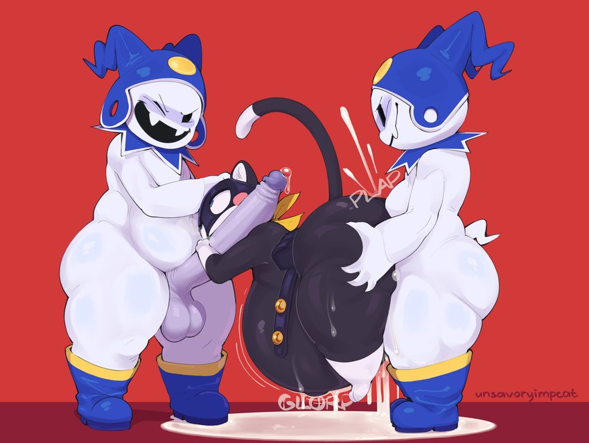 jack frost and morgana (persona (series) and etc) created by unsavoryimpcat