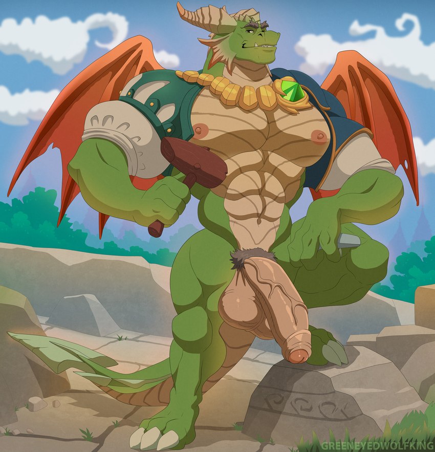 nestor and rescued dragons (spyro reignited trilogy and etc) created by greeneyedwolfking
