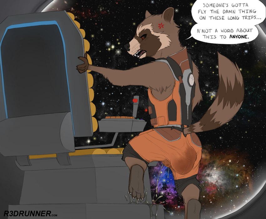 rocket raccoon (guardians of the galaxy and etc) created by r3drunner