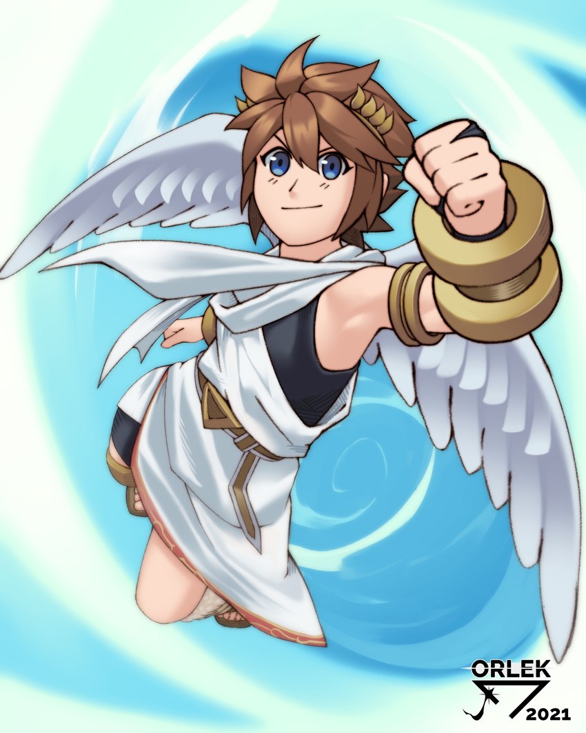 5_fingers biped brown_hair clothed clothing feathered_wings feathers fingers hair male not_furry solo wings orlek cc-by-nc-nd creative_commons kid_icarus nintendo pit_(kid_icarus) angel angel_humanoid humanoid winged_humanoid 2021 4:5 absurd_res hi_res