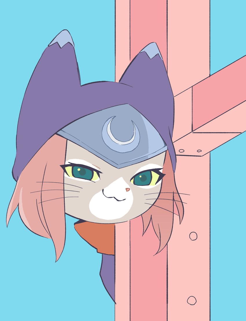 anthro clothed clothing female smug solo whiskers orenjipiiru capcom metro-goldwyn-mayer monster_hunter monster_hunter_stories_2:_wings_of_ruin that_fucking_cat tom_and_jerry tsukino_(monster_hunter_stories) felid felyne lynian mammal palico absurd_res hi_res meme redraw