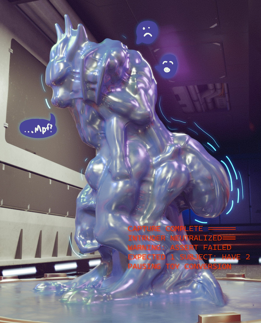 antennae_(anatomy) bdsm blue_eyes bondage booby_trap bound compound_eyes digitigrade encasement from_behind_position latex liquid_latex male panicking purple_body sex sound_effects spoon_position text_bubbles xenomaker_(artist) mythology ex-oh_(xenomaker) samagthra alien alien_humanoid animal_humanoid arthropod arthropod_humanoid dragon dragon_humanoid humanoid insect insect_humanoid mythological_creature mythological_scalie scalie 3d_(artwork) absurd_res blender_(artwork) blender_cycles_(artwork) digital_media_(artwork) hi_res