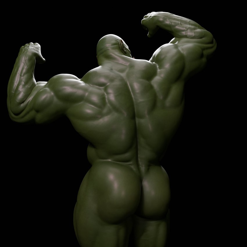 back_muscles butt green_body green_skin humanoid_pointy_ears male muscular muscular_humanoid muscular_male not_furry nude pointy_ears rear_view solo vein veiny_muscles geserty voluox humanoid orc 1:1 3d_(artwork) digital_media_(artwork) hi_res