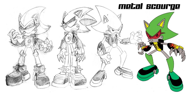 metal scourge (sonic the hedgehog (series) and etc) created by unknown artist