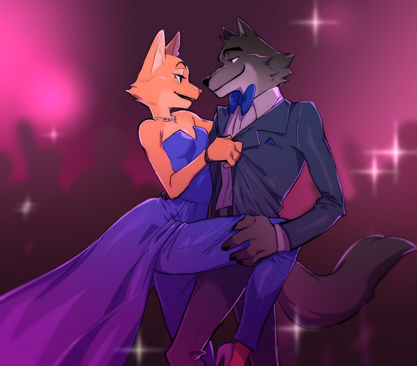 diane foxington and mr. wolf (the bad guys and etc) created by kukumomo