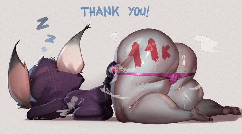 animal_ears ass_up big_butt bodily_fluids body_writing breasts butt camel_toe clothing dipstick_ears ear_markings ear_tuft feet female fur glistening glistening_butt glistening_thighs grey_background grey_body grey_fur hoodie multicolored_ears panties pink_clothing pink_panties pink_underwear purple_clothing purple_hoodie purple_topwear side_view simple_background sleeping solo sound_effects sweat sweatdrop sweaty_butt sweaty_legs sweaty_thighs text thick_thighs topwear tuft underwear vowelless vowelless_sound_effect wide_hips writing_on_butt zzz vestavice league_of_legends riot_games tencent vex_(lol) humanoid yordle absurd_res hi_res