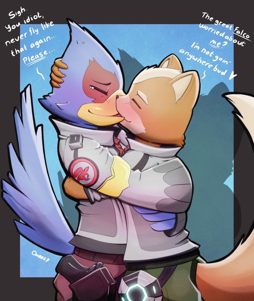 falco lombardi and fox mccloud (nintendo and etc) created by onbbs