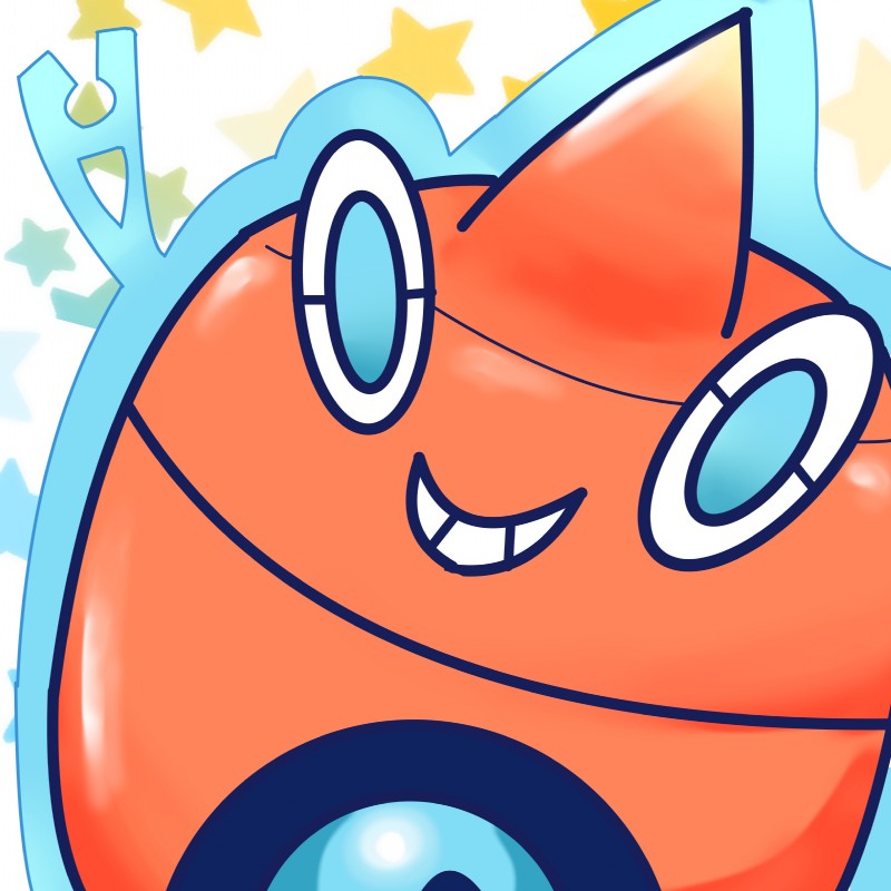 ambiguous_gender appliance blue_eyes laundry_machine machine not_furry orange_body solo star washing_machine unoripn nintendo pokemon animate_inanimate generation_4_pokemon ghost living_appliance living_machine pokemon_(species) robot rotom spirit wash_rotom 1:1 2013 absurd_res hi_res icon