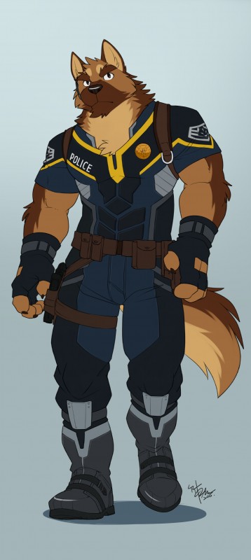 officer benson created by takemoto arashi