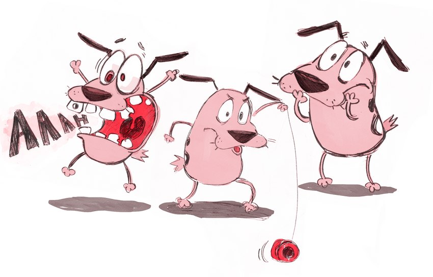 courage the cowardly dog (courage the cowardly dog and etc) created by doctor grumbletoon (peonybunny)