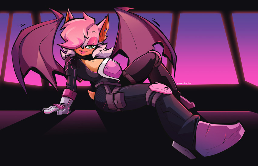 rouge the bat (sonic the hedgehog (series) and etc) created by blackboltlonewolf