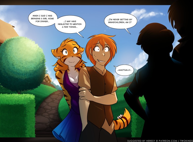 daniels and therie sah-van (twokinds) created by tom fischbach