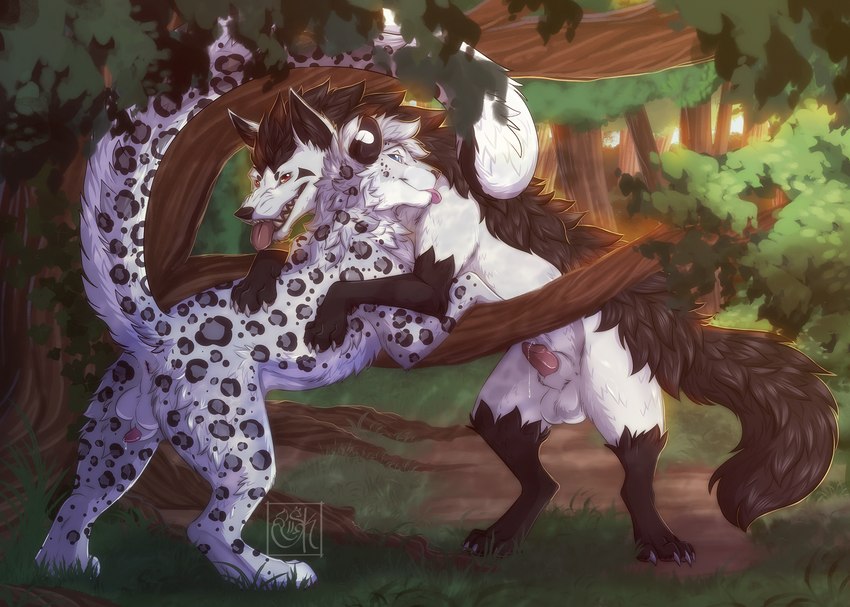 eliv and kazik feral created by silvyr