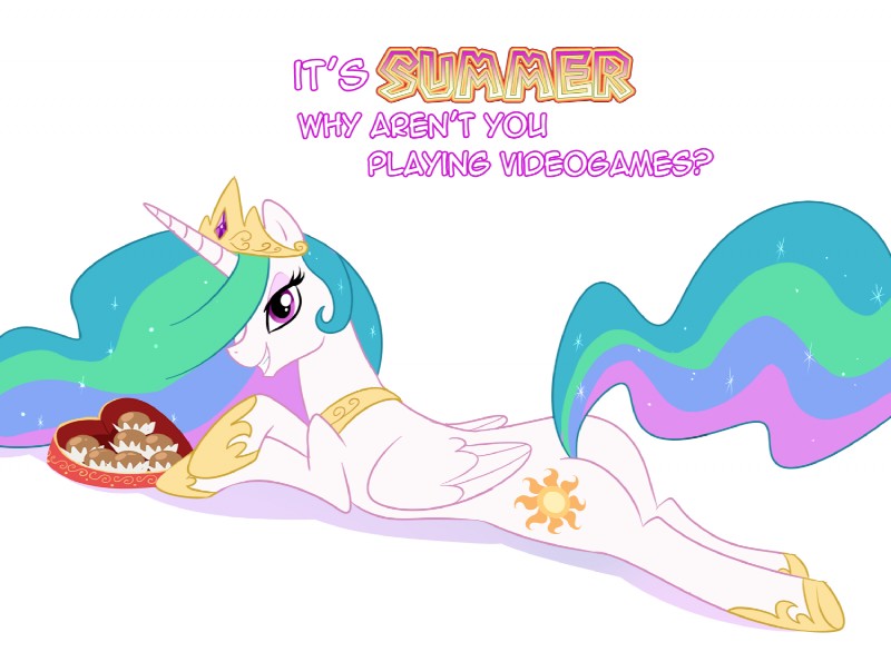 princess celestia (friendship is magic and etc) created by madmax