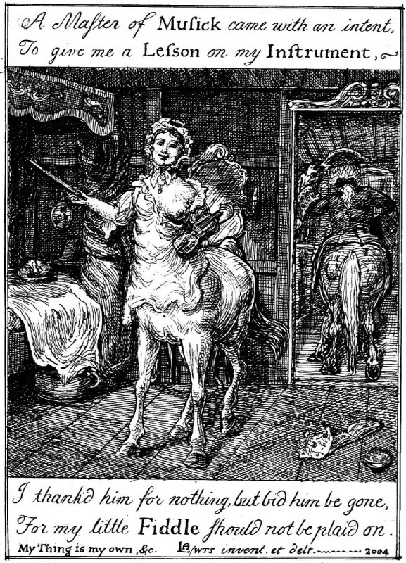 breasts duo female fiddle hooves monster_girl_(genre) nipples text woodcut luciusappaloosius european_mythology greek_mythology mythology centaur equid equid_taur equine humanoid_taur mammal mammal_taur taur 2004 black_and_white english_text hi_res monochrome pen_(artwork) traditional_media_(artwork)