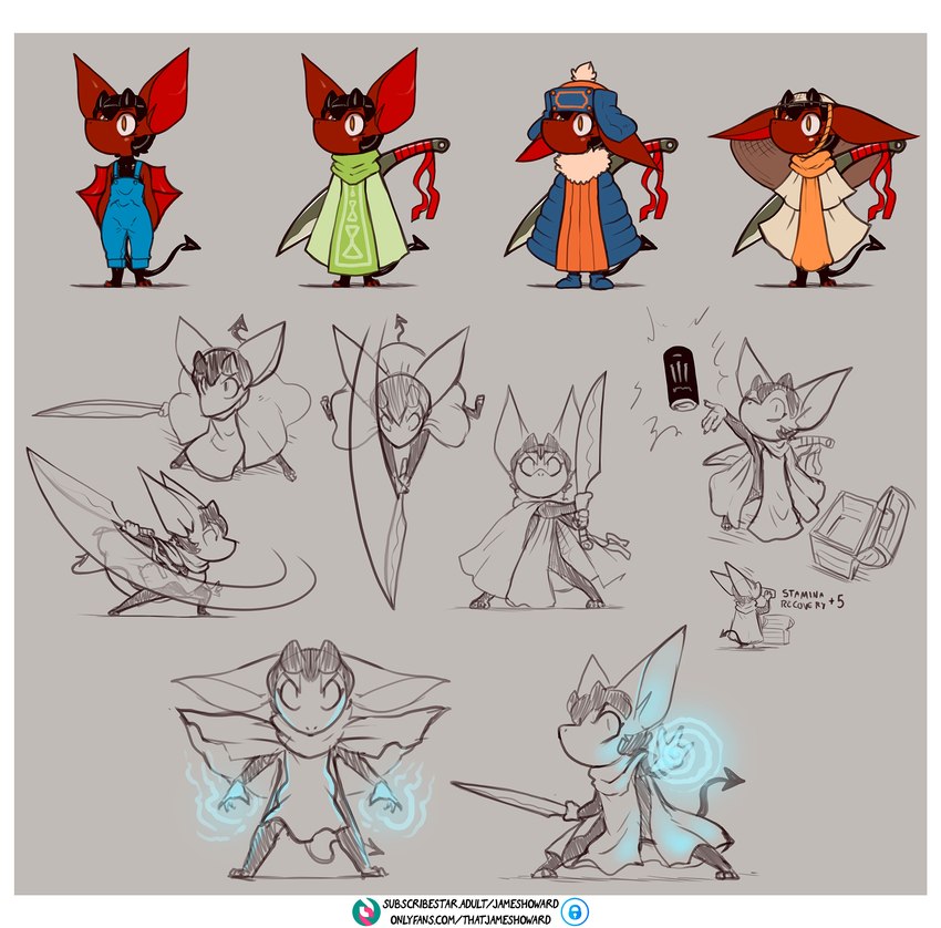 anthro chibi magic magic_user male melee_weapon solo sword text weapon james_howard monster_energy subscribestar aamon_(james_howard) smol_aamon_(james_howard) bat demon mammal rpg_(disambiguation) concept_art hi_res url