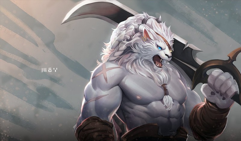 rengar (league of legends and etc) created by moodraw and neilos89