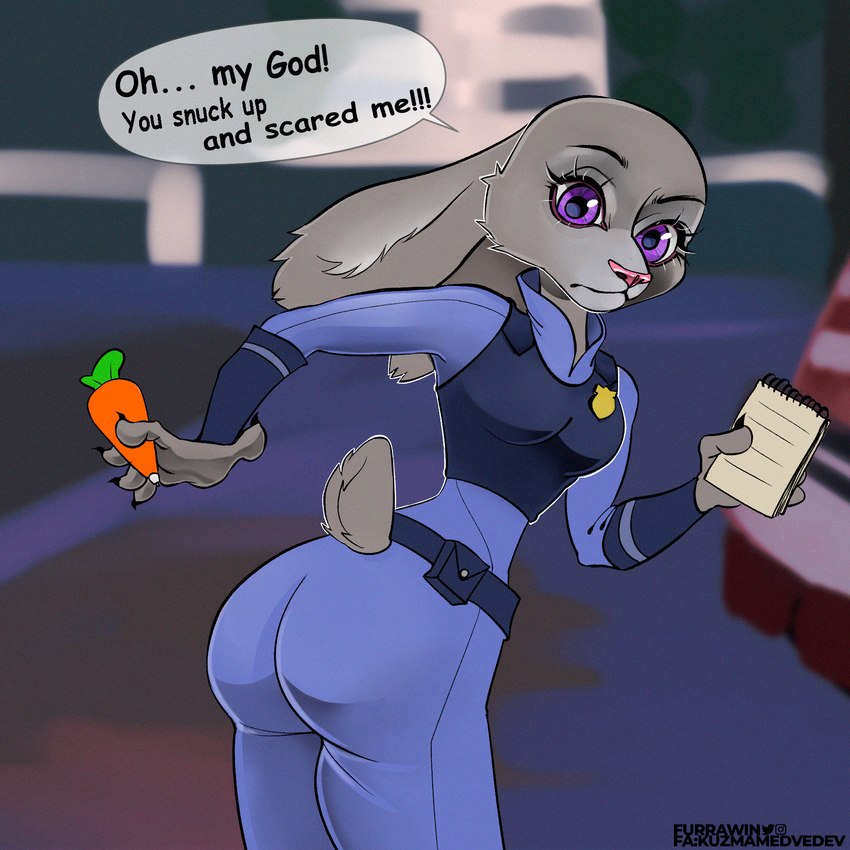 judy hopps (zootopia and etc) created by furrawin