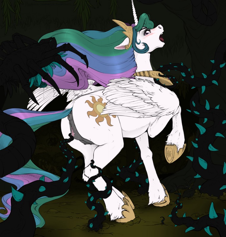 princess celestia (friendship is magic and etc) created by phathusa and third-party edit