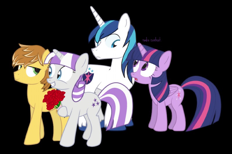 female flower group horn male plant simple_background text transparent_background wings dm29 friendship_is_magic hasbro my_little_pony mythology feather_bangs_(mlp) shining_armor_(mlp) twilight_sparkle_(mlp) twilight_velvet_(mlp) equid equine horse mammal mythological_creature mythological_equine pony unicorn winged_unicorn 2018 3:2 alpha_channel english_text