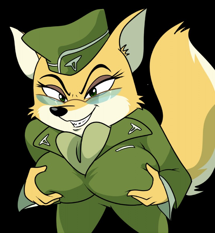 lt. fox vixen (squirrel and hedgehog and etc) created by lonbluewolf