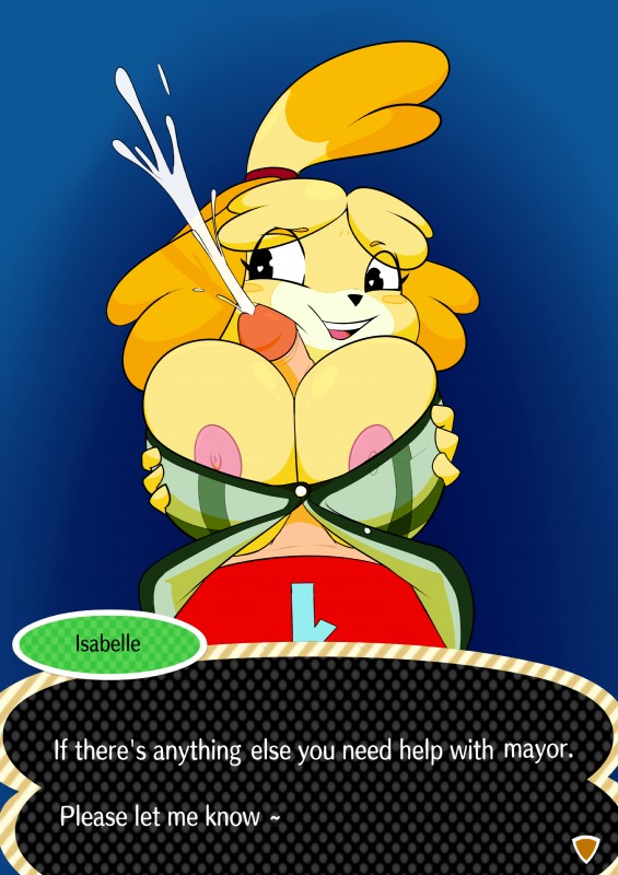 isabelle (animal crossing and etc) created by freepancakes