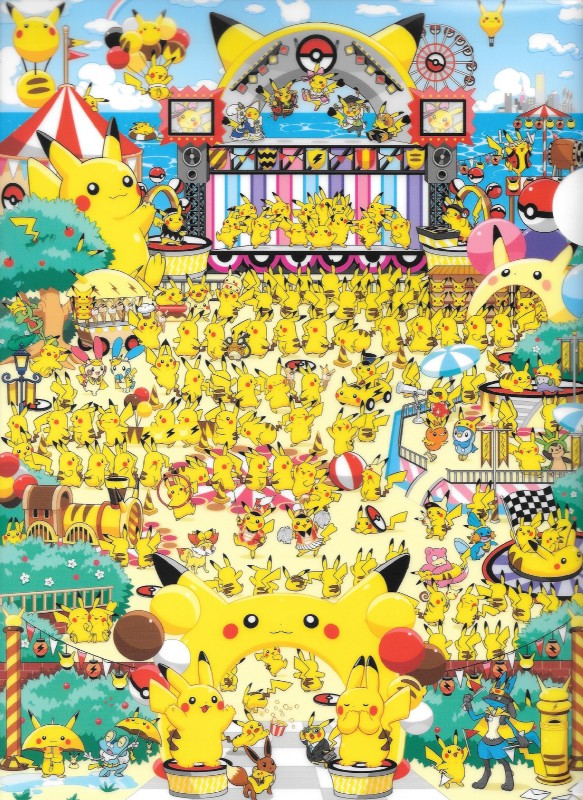 cosplay pikachu, pikachu rock star, pikachu pop star, pikachu belle, pikachu libre, and etc (nintendo and etc) created by unknown artist