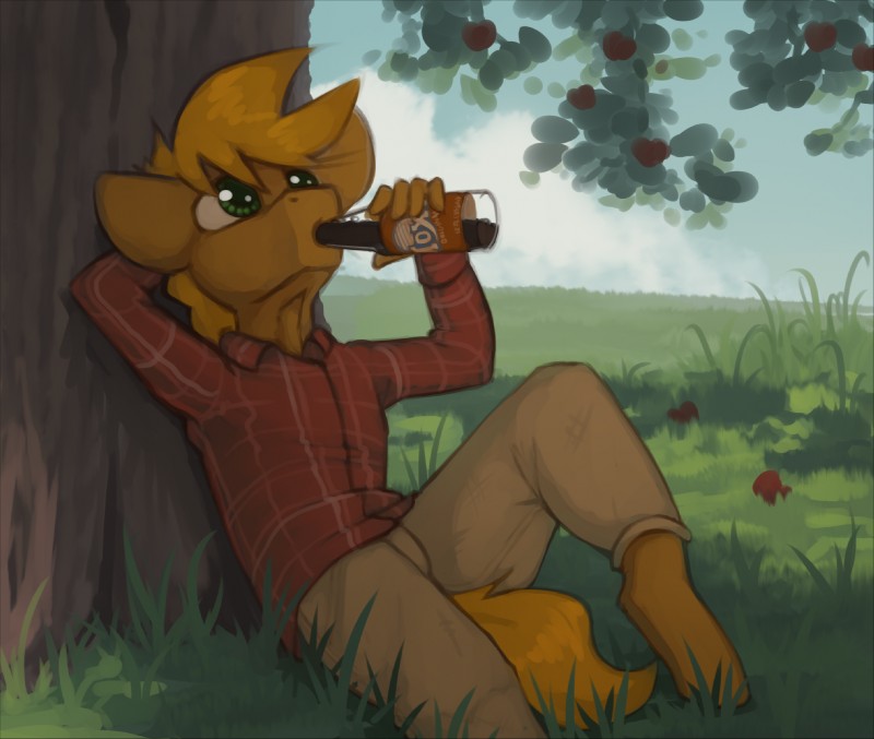 anthro beverage solo marsminer hasbro my_little_pony fan_character mox moxie equid equine horse mammal pony hi_res