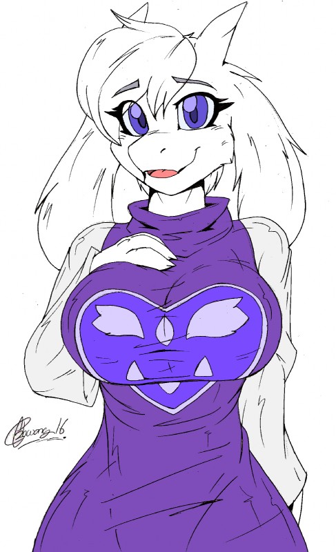 toriel (undertale (series) and etc) created by zhengfox