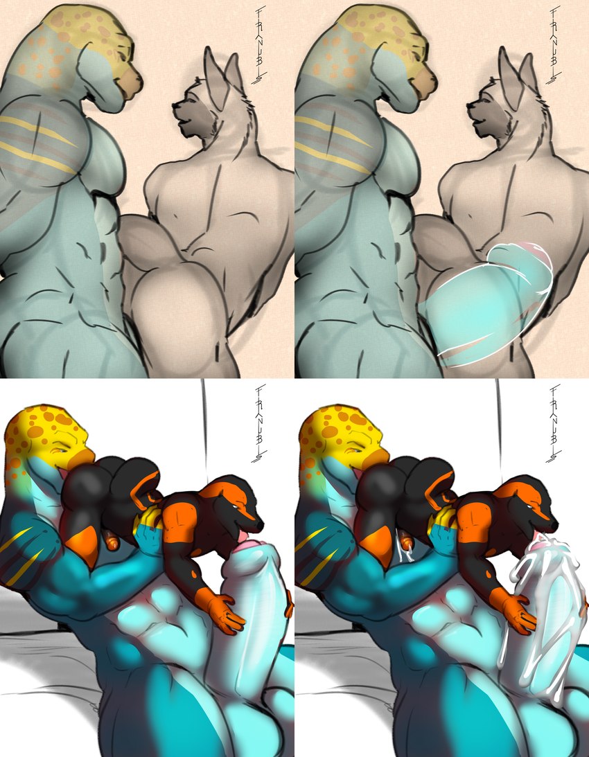 4_fingers 69_position abdominal_bulge ambiguous_gender ambiguous_penetrated anal anal_penetration anthro anthro_on_anthro anthro_penetrated anthro_penetrating anthro_penetrating_anthro balls bed big_balls big_butt big_muscles big_penis black_body black_skin blue_body blue_scales bodily_fluids butt cum cum_in_mouth cum_inside cum_on_chest cum_on_penis cum_on_self cum_while_penetrated deep_penetration duo ejaculation excessive_cum excessive_genital_fluids fellatio fingers foreskin fur furniture genital_fluids genitals glans green_body green_scales grey_body grey_fur grin handjob_while_penetrated hands-free highlights_(coloring) holding_penis huge_balls huge_penis humanoid_genitalia humanoid_penis inside internal large_penetration larger_anthro larger_male licking looking_at_another looking_at_genitalia looking_at_penis looking_back male male/ambiguous male/male male_penetrated male_penetrating male_penetrating_ambiguous male_penetrating_male male_rimming_male markings messy muscular muscular_anthro muscular_male non-mammal_balls on_another open_mouth oral orange_body orange_glans orange_skin partially_retracted_foreskin penetration penile penile_penetration penis penis_in_ass penis_lick penis_size_difference pink_glans rimming scales sex simple_background sitting size_difference smaller_anthro smaller_male smaller_penetrated smile spots spotted_body spotted_scales striped_body striped_scales stripes tan_background thick_penis tongue white_background white_body white_fur yellow_body yellow_scales franubis duster_(dustafyer7) max_(maxdamage_rulz) monroe_lehner amphibian collared_lizard common_collared_lizard domestic_cat felid feline felis fire_salamander lizard mammal ragdoll_cat reptile salamander scalie 2022 absurd_res colored_sketch digital_drawing_(artwork) digital_media_(artwork) hi_res multiple_images signature sketch