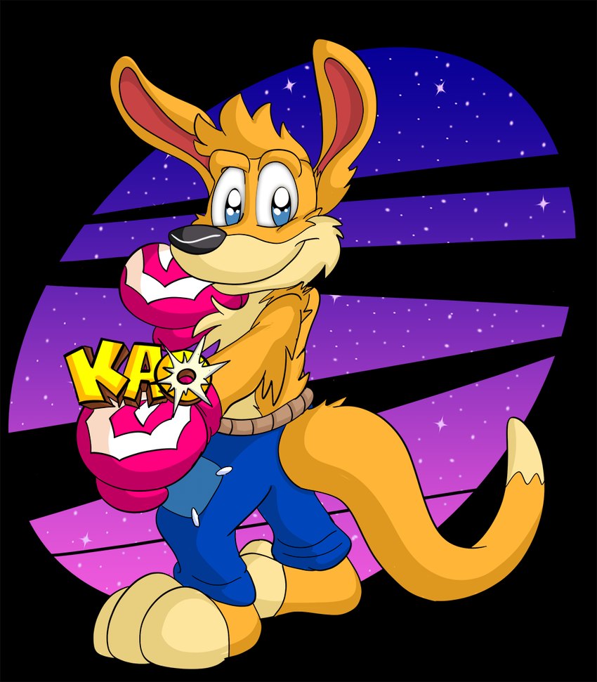 kao (kao the kangaroo) created by hukley