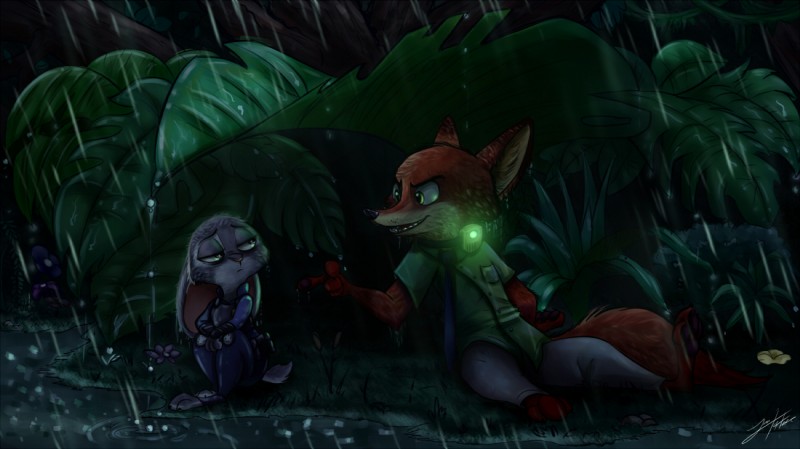 judy hopps and nick wilde (zistopia and etc) created by juantriforce