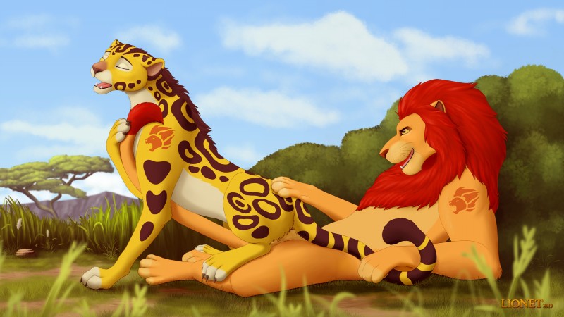fuli and kion (the lion guard and etc) created by lionet