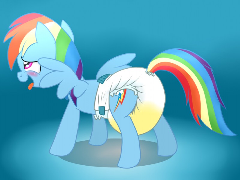 rainbow dash (friendship is magic and etc) created by tenerius