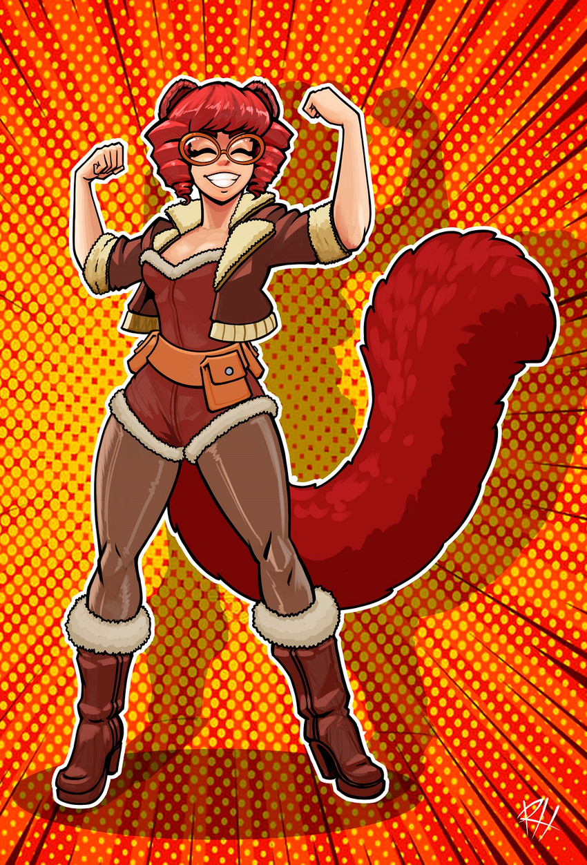 5_fingers alternate_costume belt_pouch biped boots brown_body brown_fur brown_tail clothed clothed_female clothed_humanoid clothing costume drill_curls eyebrows eyewear female fingers fist flexing flexing_bicep flexing_both_biceps footwear fully_clothed fully_clothed_female fully_clothed_humanoid fur fur_lined_clothing fur_lined_jacket fur_trim_(clothing) furry_tail glasses grin hair high_heeled_boots high_heels jacket pink_body pink_skin pouch_(clothing) pouches shoes smile solo squirrel_tail superhero_costume tail topwear rabbyrabbithole marvel casimira_(orannis0) squirrel_girl_(marvel) animal_humanoid humanoid mammal mammal_humanoid rodent rodent_humanoid sciurid sciurid_humanoid tree_squirrel_humanoid hi_res source_request unavailable_at_source