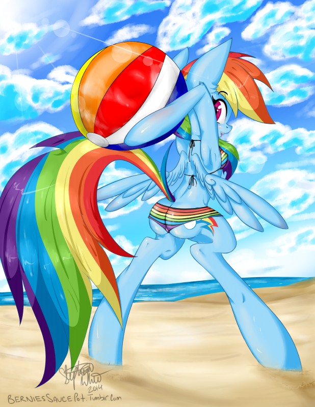 rainbow dash (friendship is magic and etc) created by berndem-bones