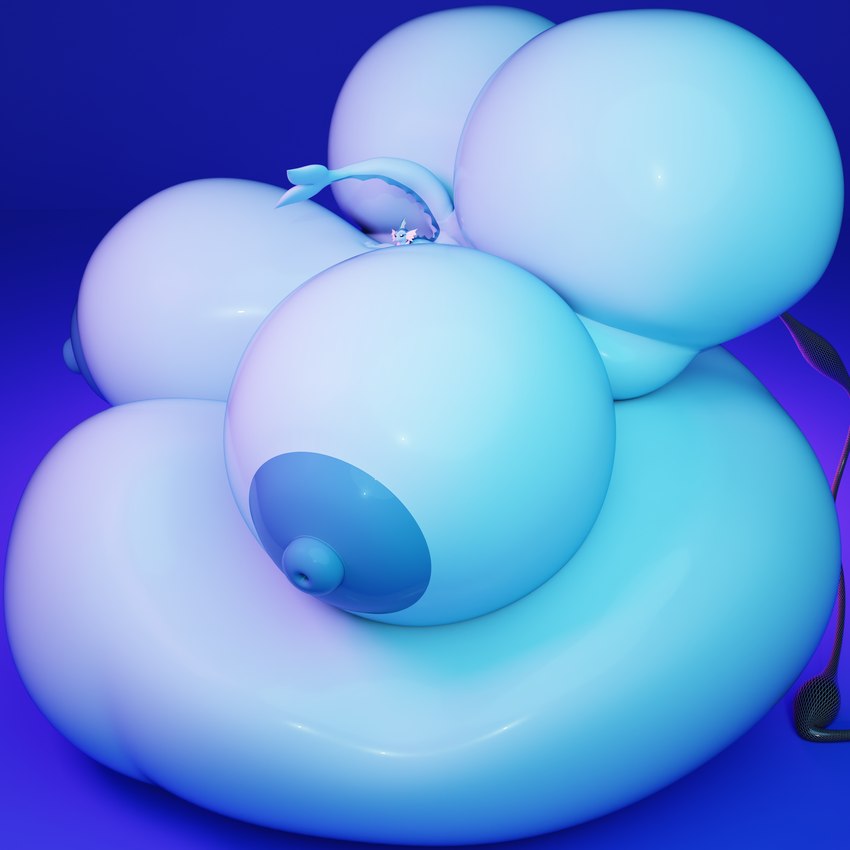 anthro areola belly belly_expansion big_areola big_belly big_breasts big_butt big_nipples black_hose blue_areola blue_body blue_nipples breast_expansion breasts butt butt_expansion expansion female filling_up growth hand_on_breast hose hose_in_butt hose_inflation huge_areola huge_belly huge_breasts huge_butt huge_nipples hyper hyper_areola hyper_belly hyper_breasts hyper_butt hyper_nipples immobile inflation liquid_inflation lying lying_on_self nipples nude on_front simple_background solo swelling tube_bulge darkdraketom nintendo pokemon meri_(darkdraketom) eeveelution generation_1_pokemon pokemon_(species) vaporeon 1:1 2024 3d_(artwork) blender_(artwork) digital_media_(artwork) hi_res