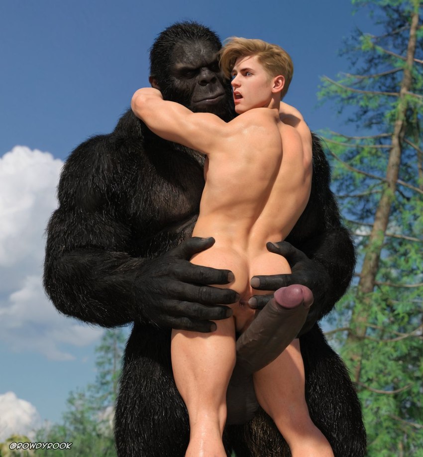 abs age_difference back_muscles balls big_balls big_dom_small_sub big_muscles big_pecs big_penis black_body black_fur butt carrying_another carrying_partner dominant dominant_humanoid dominant_male duo erection fur genitals hairy holding_butt holding_partner hug human_on_humanoid imminent_anal imminent_sex interspecies larger_humanoid larger_male male male/male muscular nature nude older_dom_younger_sub older_humanoid older_humanoid_younger_human older_male older_on_young pecs penetration penis size_difference smaller_human smaller_male smaller_penetrated submissive submissive_human submissive_male younger_human younger_male silverjay human humanoid mammal sasquatch 3d_(artwork) digital_media_(artwork) hi_res