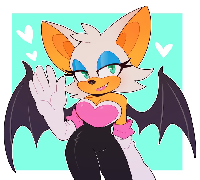 rouge the bat (sonic the hedgehog (series) and etc) created by bongwater777 and daxratchet